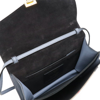 バーバリー マッケン キャンバス レザー ショルダーバッグ