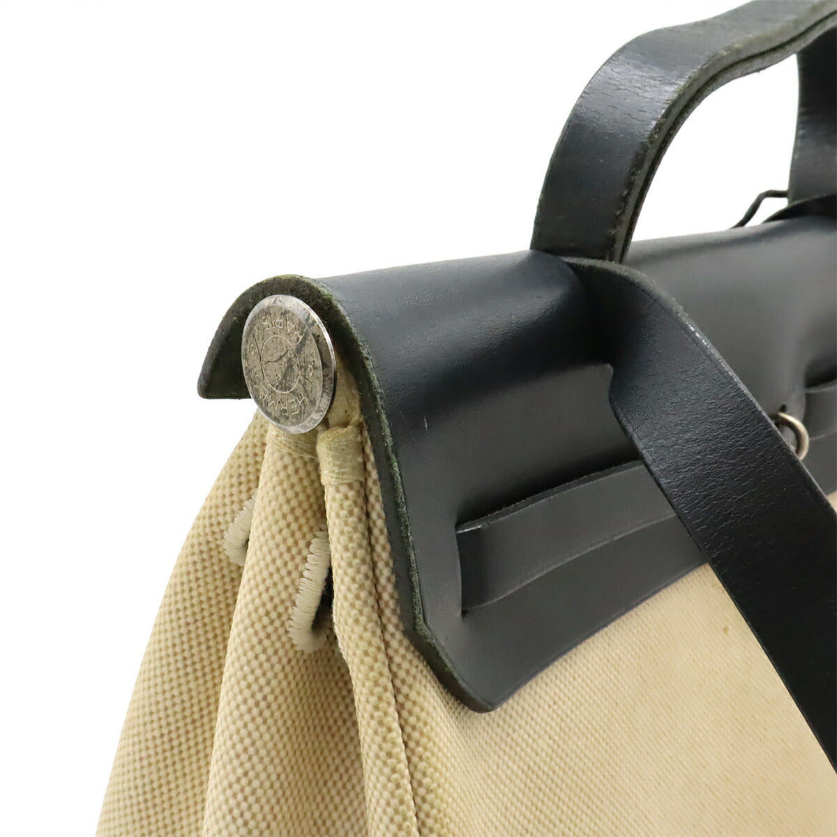 エルメス エールバッグPM トワルアッシュ トワルオフィシエ レザー 2wayバッグ