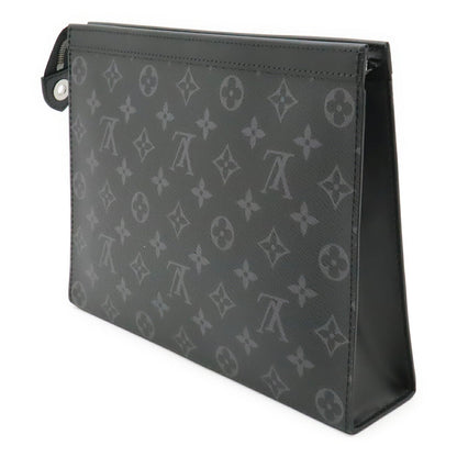 ルイヴィトン ポシェットヴォワヤージュMM モノグラムエクリプス クラッチバッグ