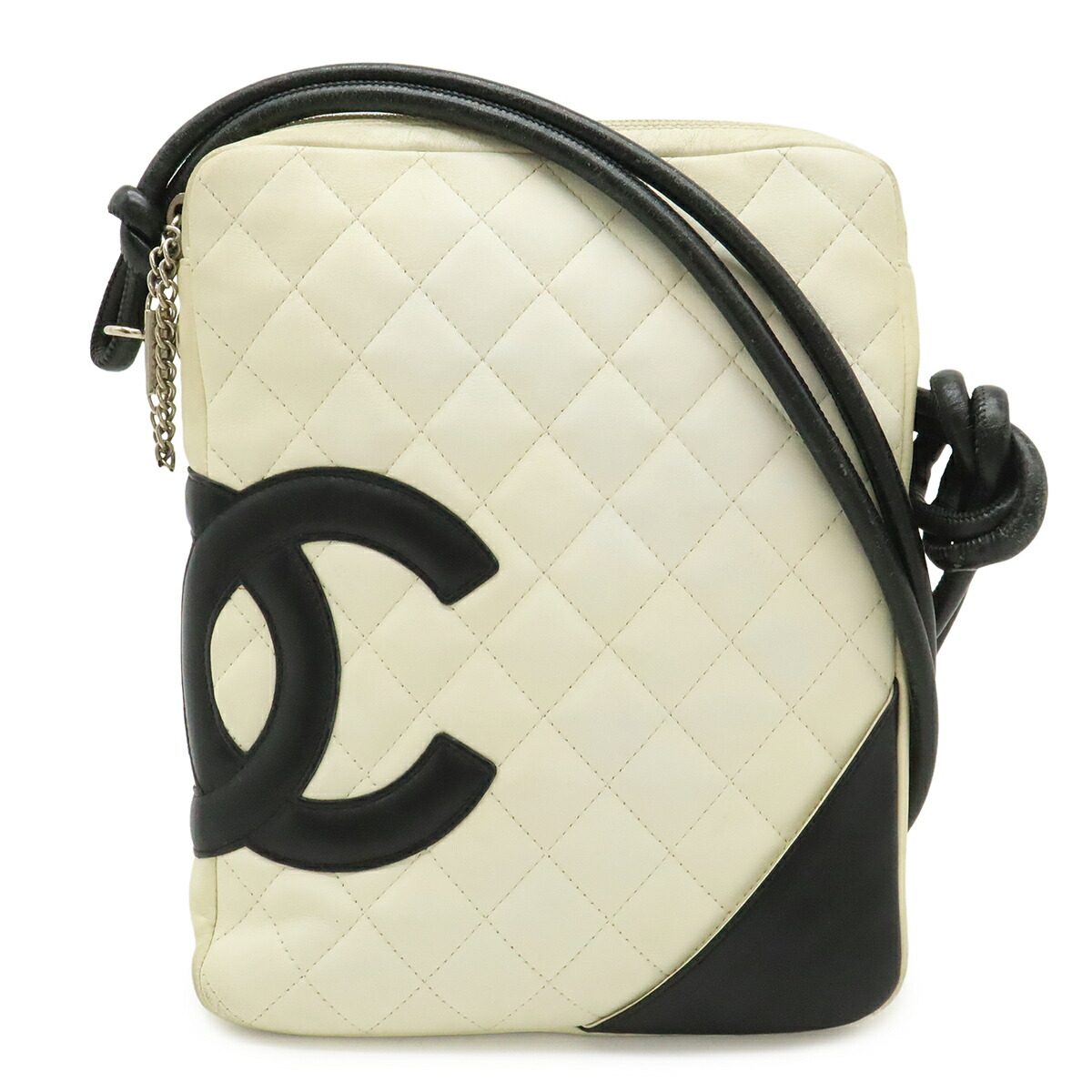 シャネル カンボンライン ソフトカーフショルダーバッグ