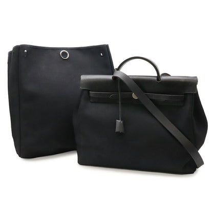 エルメス エールバッグMM トワルオフィシエ レザー 2wayバッグ