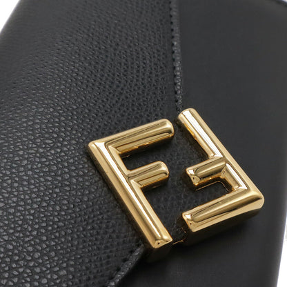 フェンディ FFダイヤモンド レザー2wayチェーンウォレット