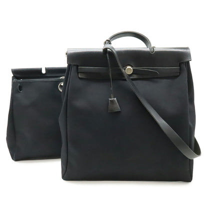 エルメス エールバッグMM トワルオフィシエ レザー 2wayバッグ