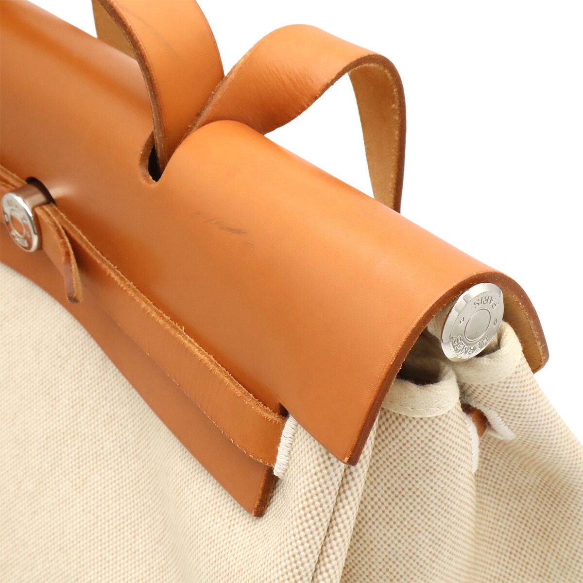 エルメス エールバッグMM トワルアッシュ レザー 2wayバッグ