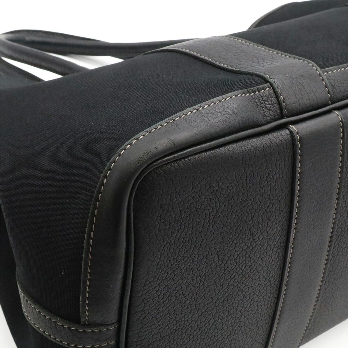 エルメス ガーデンパーティPM トワルオフィシエ レザートートバッグ