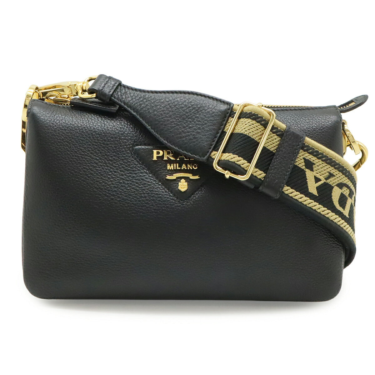 プラダ ヴィッテロダイノ レザー2wayショルダーバッグ