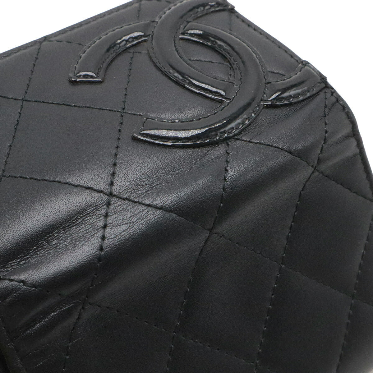 シャネル カンボンライン カーフスキン カードケース