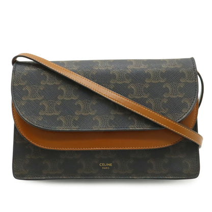 セリーヌ トリオンフキャンバス2wayウォレットバッグ