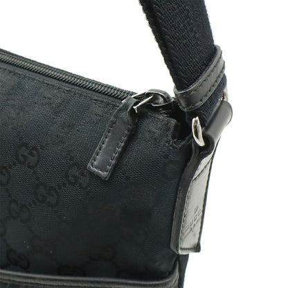 グッチ GGキャンバス レザー ショルダーバッグ