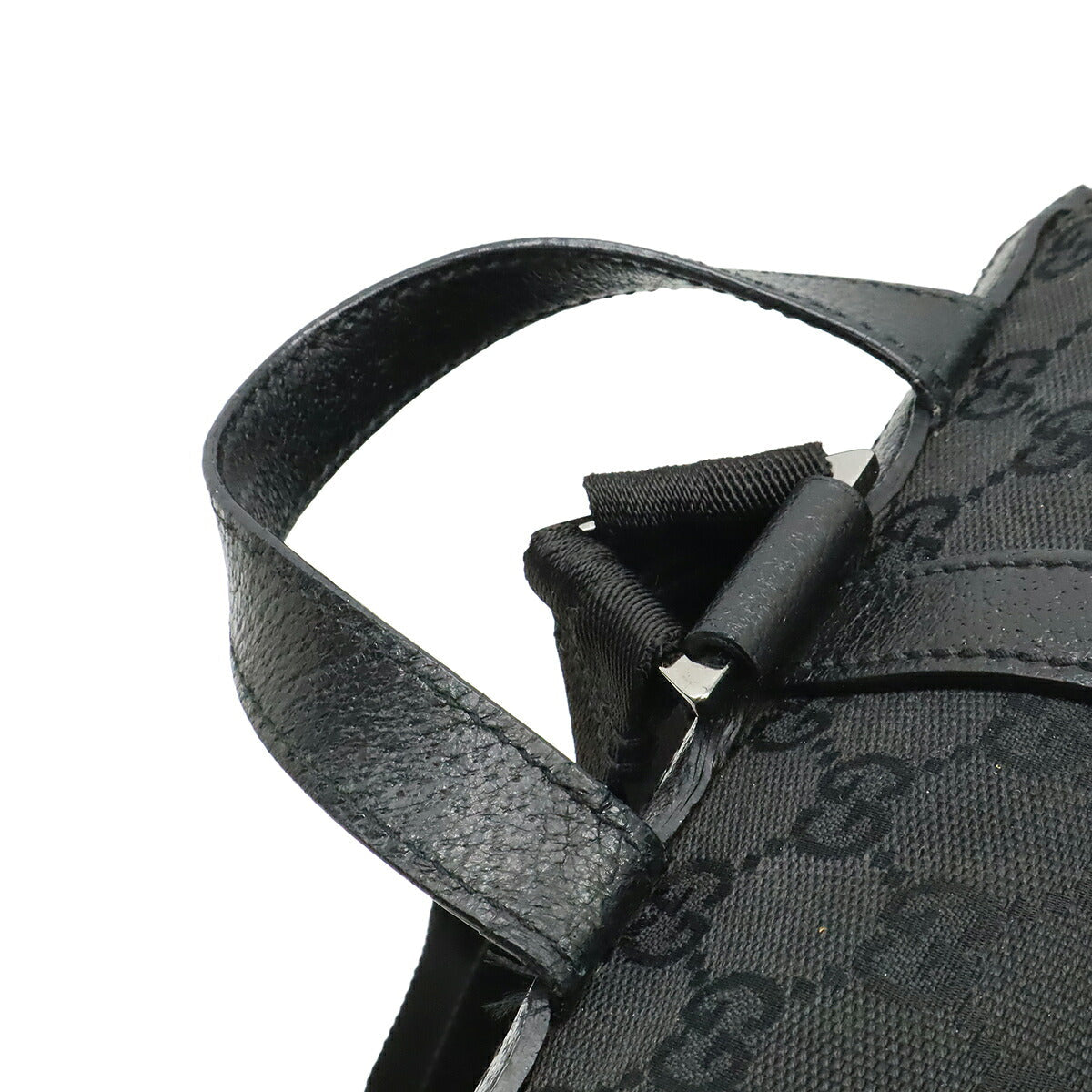 グッチ GGキャンバス レザー バックパック