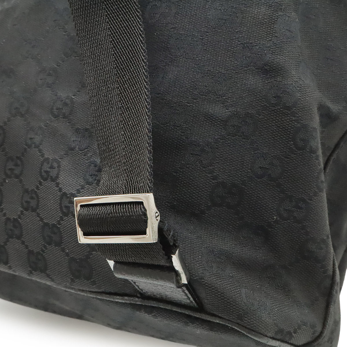 グッチ GGキャンバス レザー バックパック