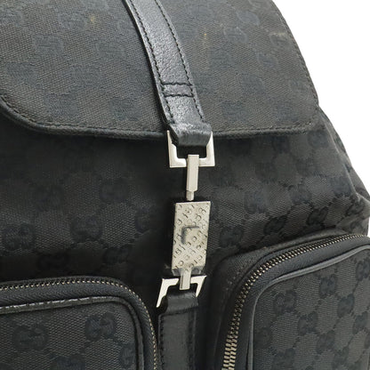 グッチ GGキャンバス レザー バックパック