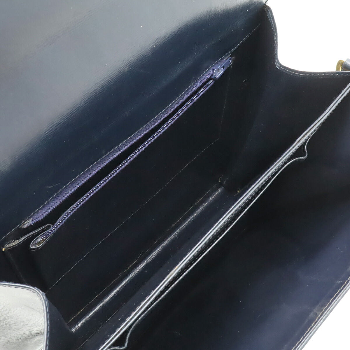 セリーヌ Cマカダム ホースキャリッジ キャンバス レザー ショルダーバッグ