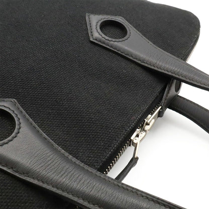 エルメス サックイブーMM キャンバス レザー トートバッグ