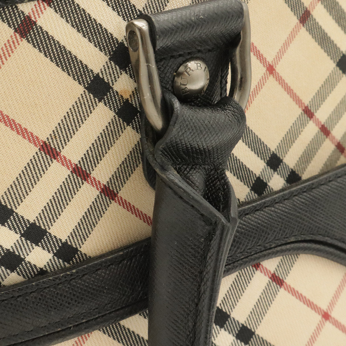 バーバリー ナイロンキャンバス トートバッグ