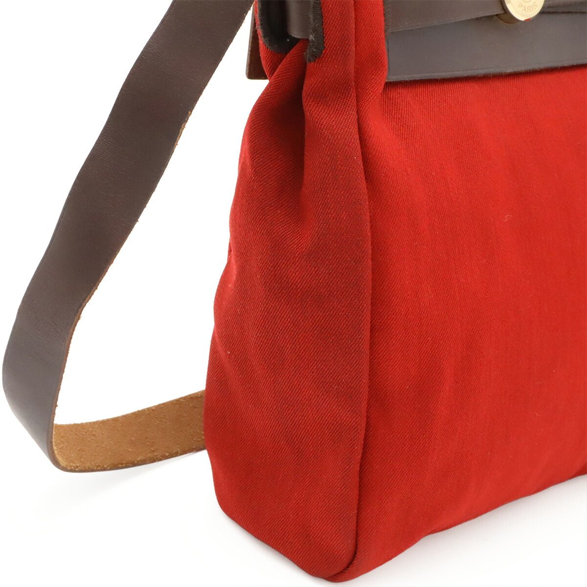 エルメス エールバッグTPM キャンバス レザー ショルダーバッグ