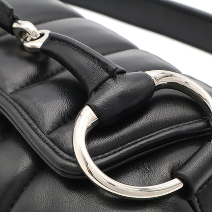 グッチ ホースビット レザー2wayショルダーバッグ スモール