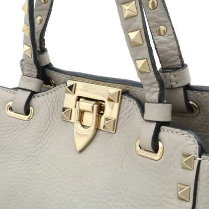ヴァレンティノガラヴァーニ レザー スタッズ2wayハンドバッグ