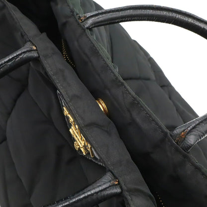 プラダ トライアングルロゴ ナイロンエナメル2wayトートバッグ