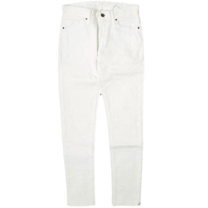 イージーンズ SEA HORSE BOYFRIEND TAPERED 綿 ストレッチデニムパンツ