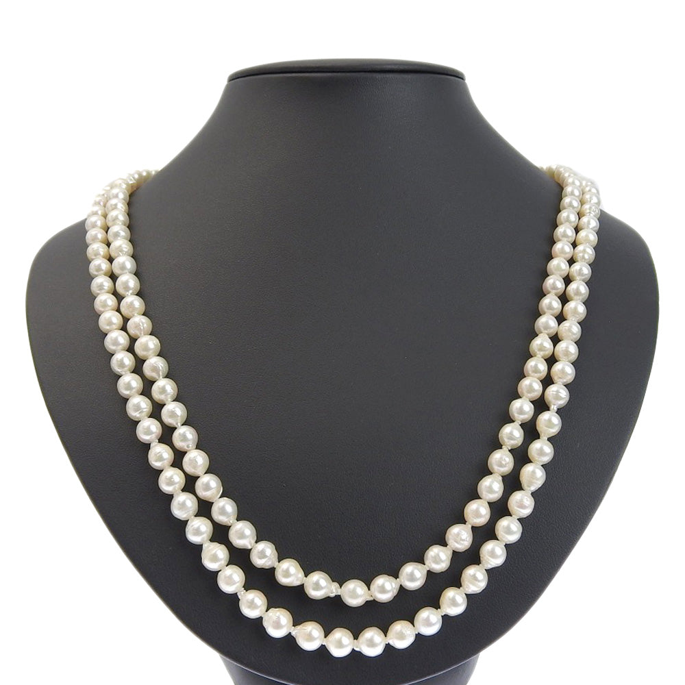 シルバー パール ネックレス 6.5-7mm