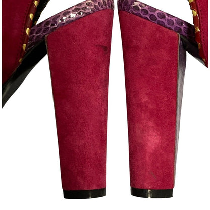 マークジェイコブス オープントゥバックスリングパンプス