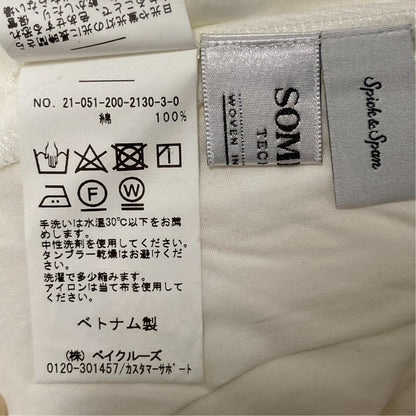 スピックアンドスパン SOMELLOS生地ブラウス
