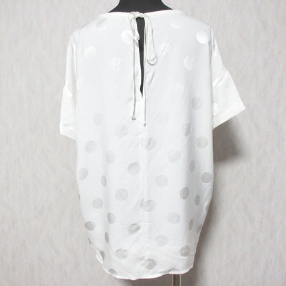 イブルース ドット柄ショートスリーブカットソー