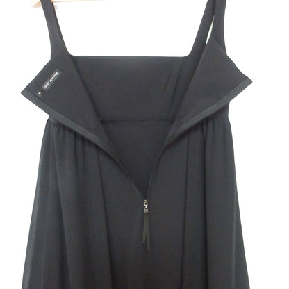 FOXEY NEW YORK フリル ヘム スクエア ネック ドレス