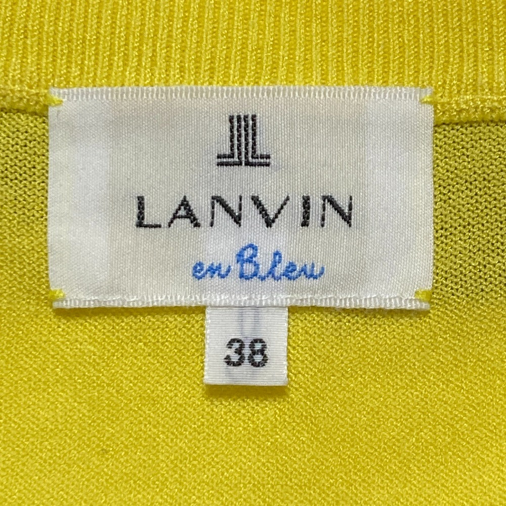 ランバンオンブルー リボンニットカットソー