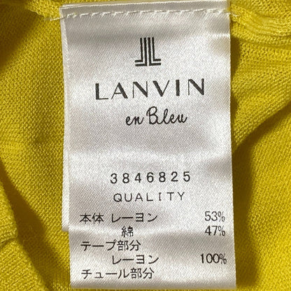 ランバンオンブルー リボンニットカットソー