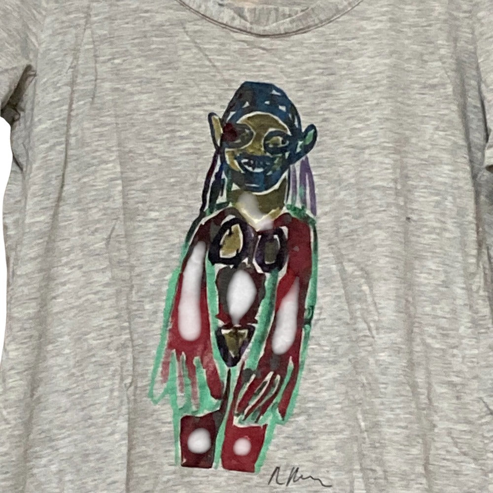 マルニ プリントコットンTシャツ