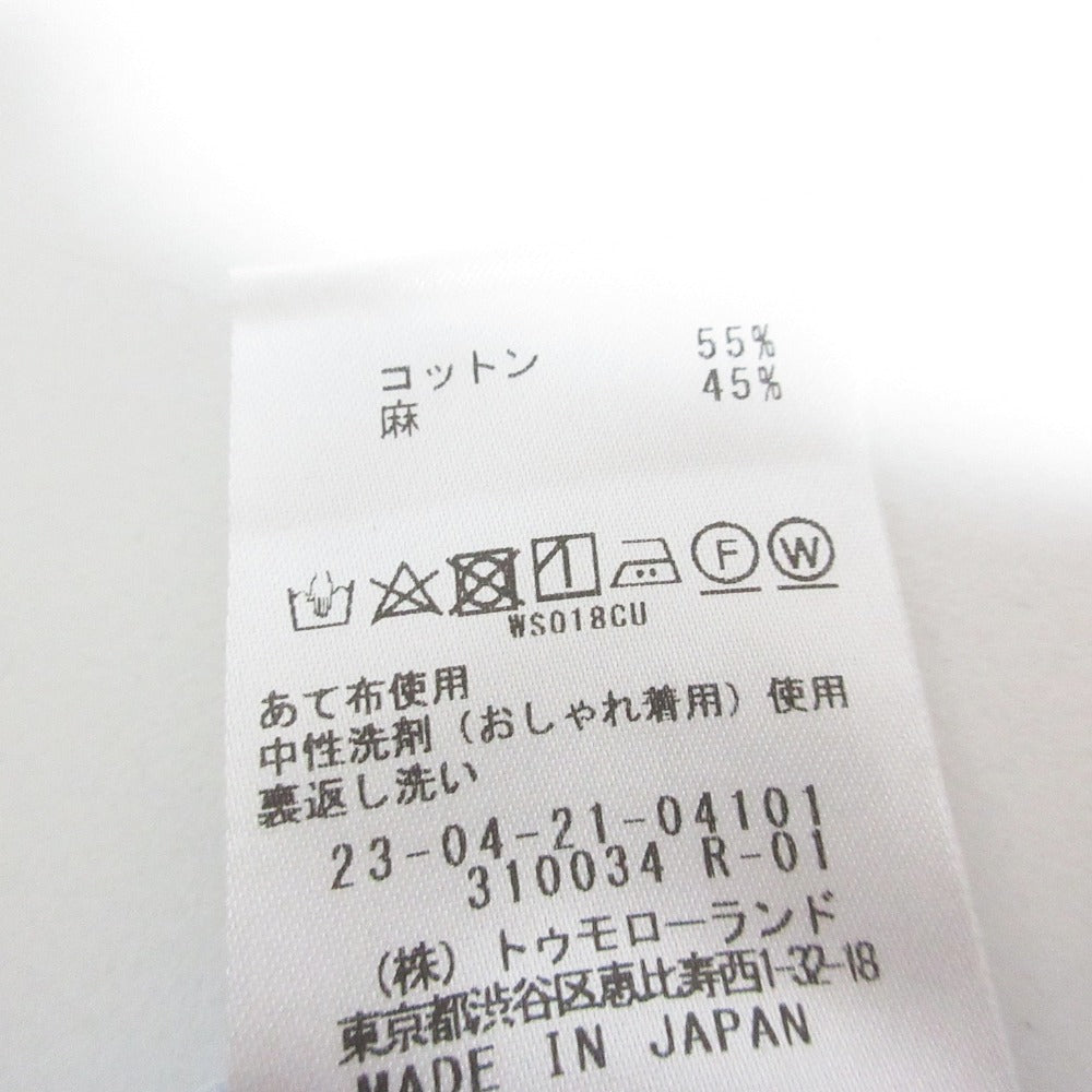 ギャルリーヴィー コットンリネンツイルパンツ