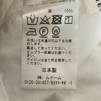 イエナ リネンプルオーバーシャツ