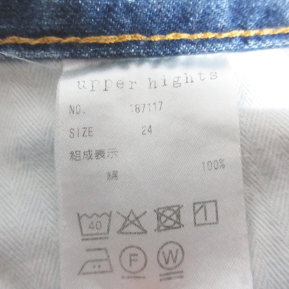 アッパーハイツデニムコットンデニムパンツ