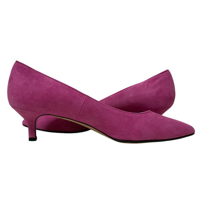 アンタイトル スエードポインテッドトゥパンプス
