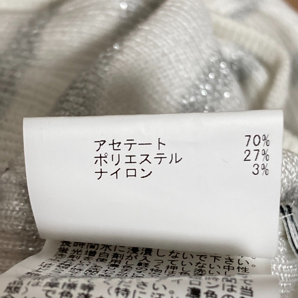アナイ ラメリブノースリーブニット