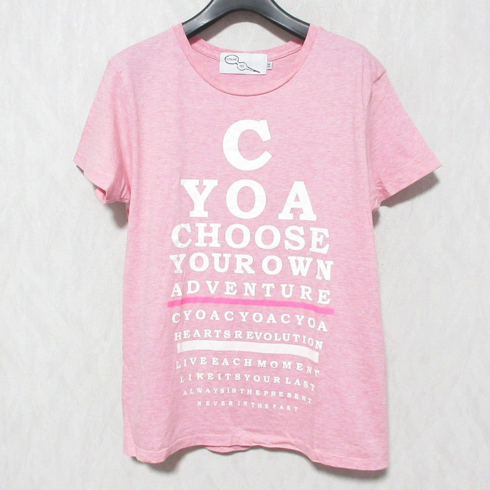 メゾンキツネ プリントコットンTシャツ