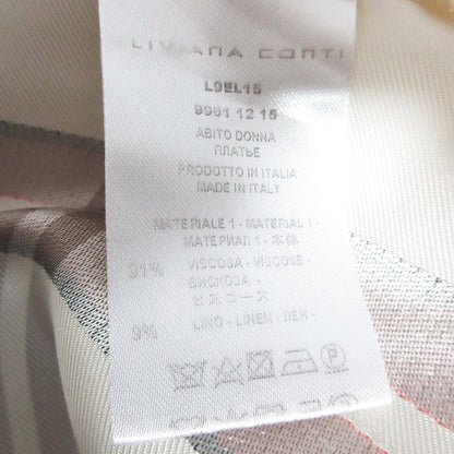 リビアナコンティ チェックノースリーブワンピース