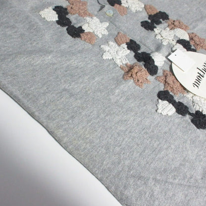 マザー 刺繍ニットカーディガン