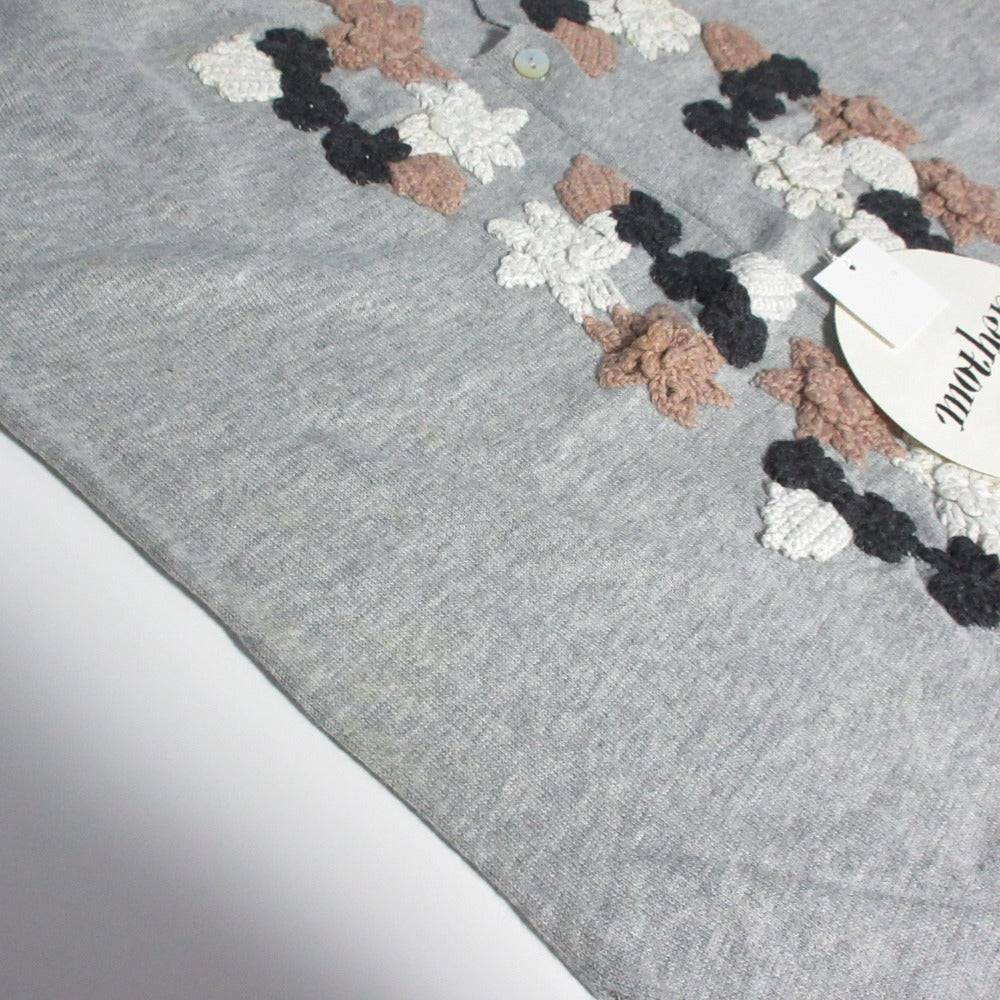 マザー 刺繍ニットカーディガン