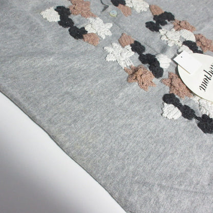 マザー 刺繍ニットカーディガン