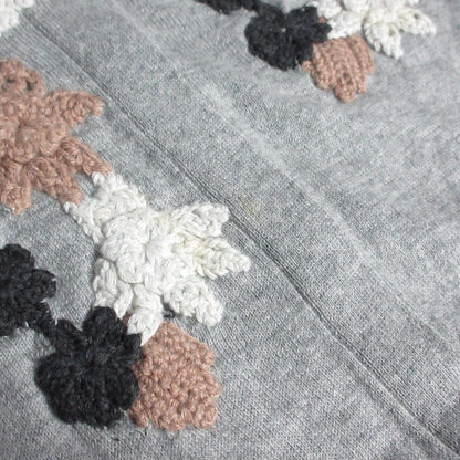 マザー 刺繍ニットカーディガン