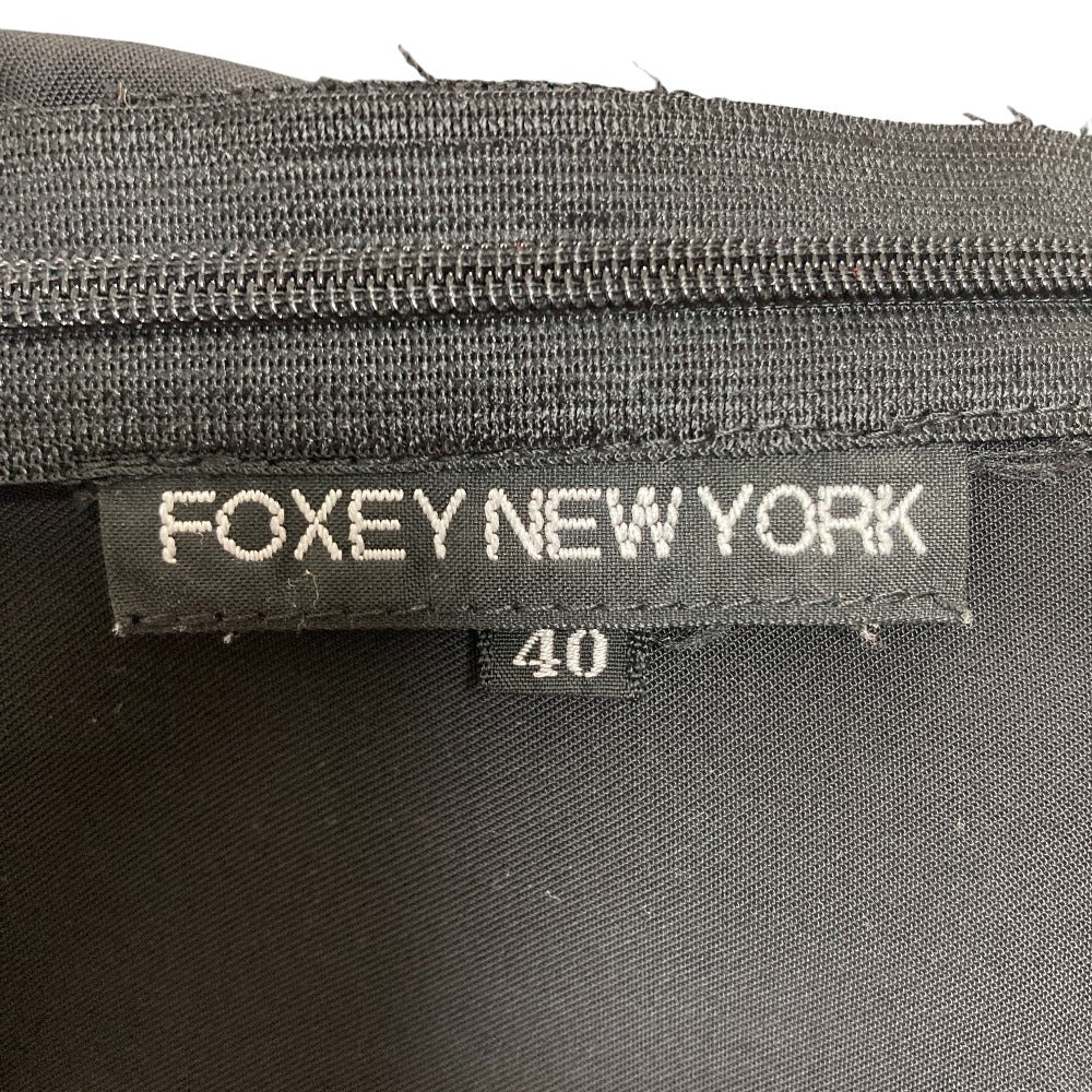 フォクシーニューヨーク ノースリーブワンピース