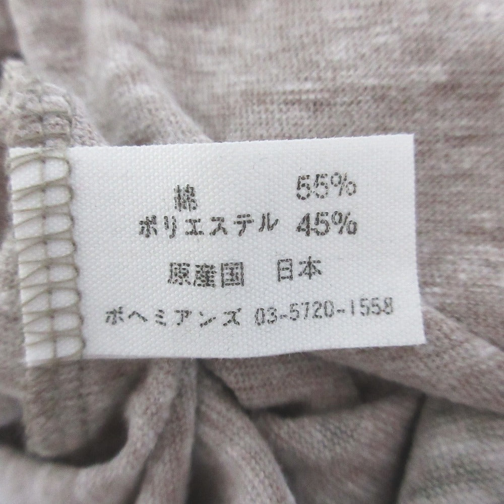 ボヘミアンズ フラワーバスケットプリント コットン半袖Tシャツ