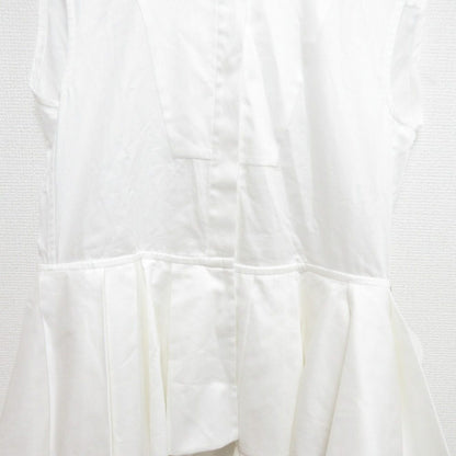 cygne ペプラムノースリーブシャツ