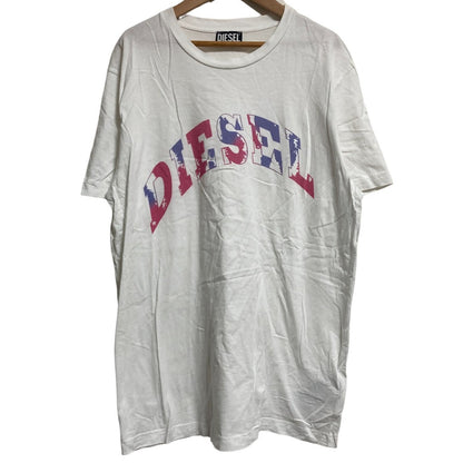 ディーゼル ロゴプリント コットンTシャツ