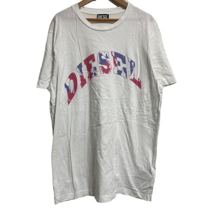ディーゼル ロゴプリント コットンTシャツ