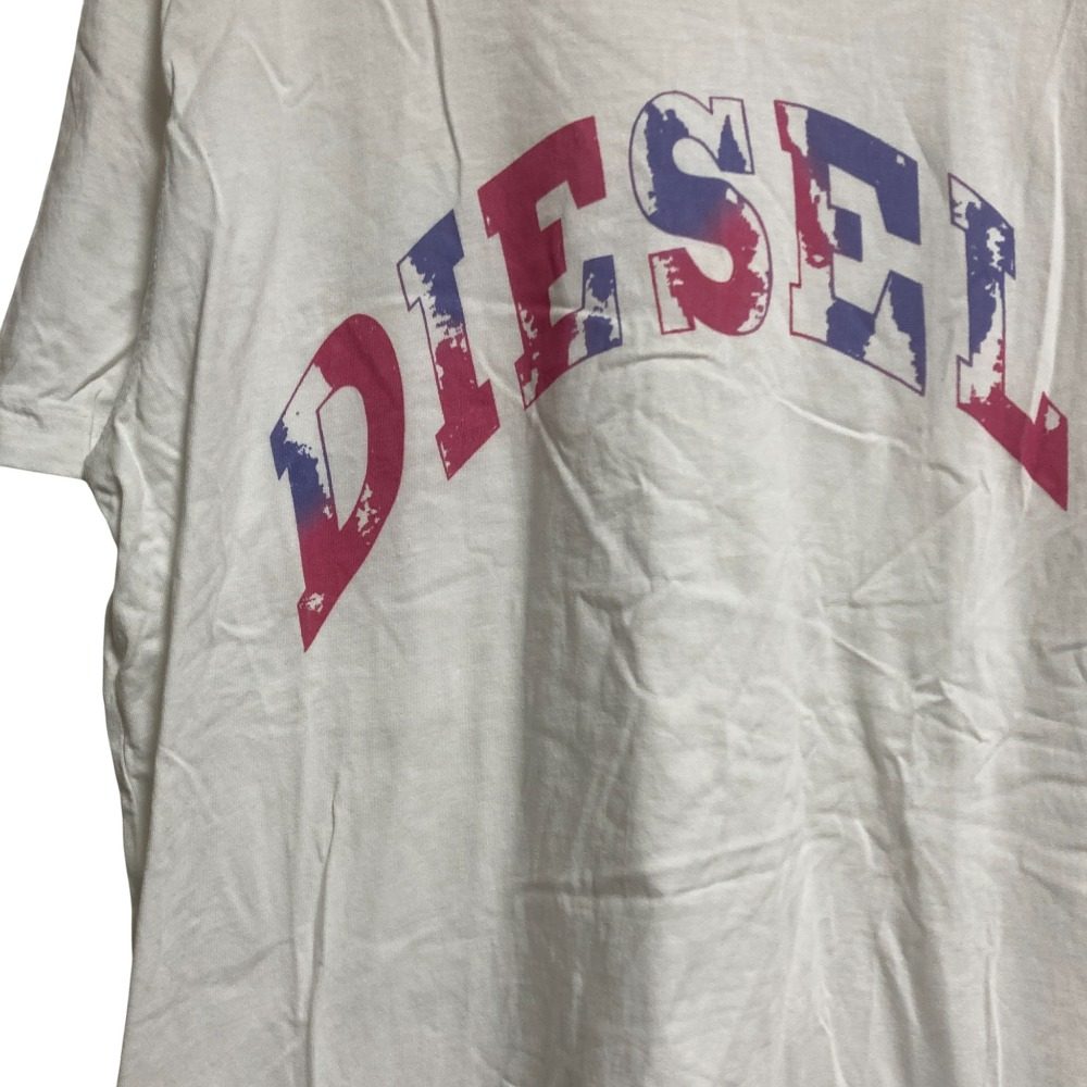 ディーゼル ロゴプリント コットンTシャツ