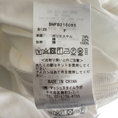 スナイデル Sustainableボウタイブラウス